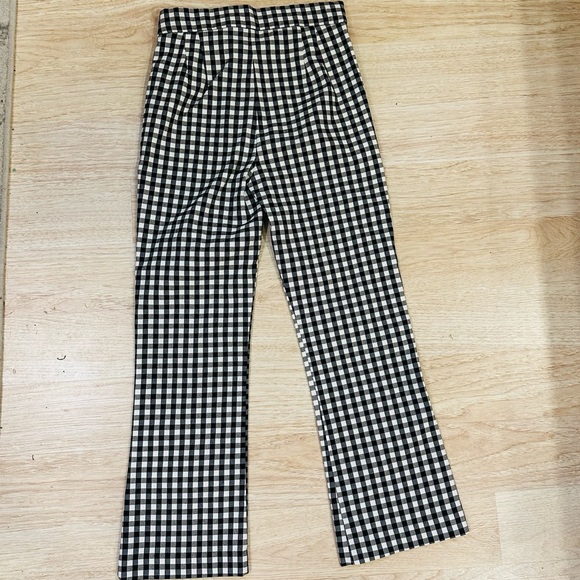 Zara black and white gingham pants - Picture 3 of 3